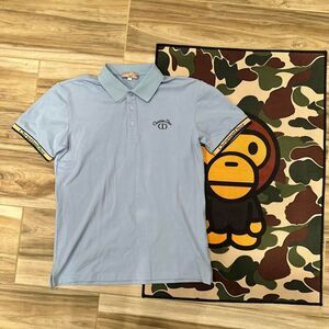 Blue Christian Dior Designer Polo Shirt